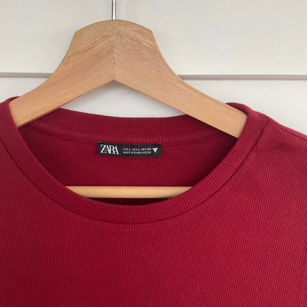 Zara Ruched Ribbed Dress - Picture 9 of 11